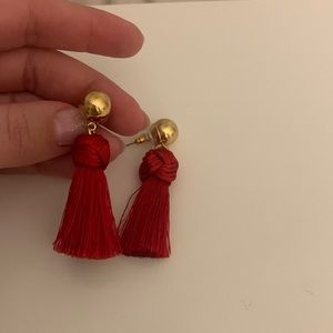 J. Crew Tassel Earrings